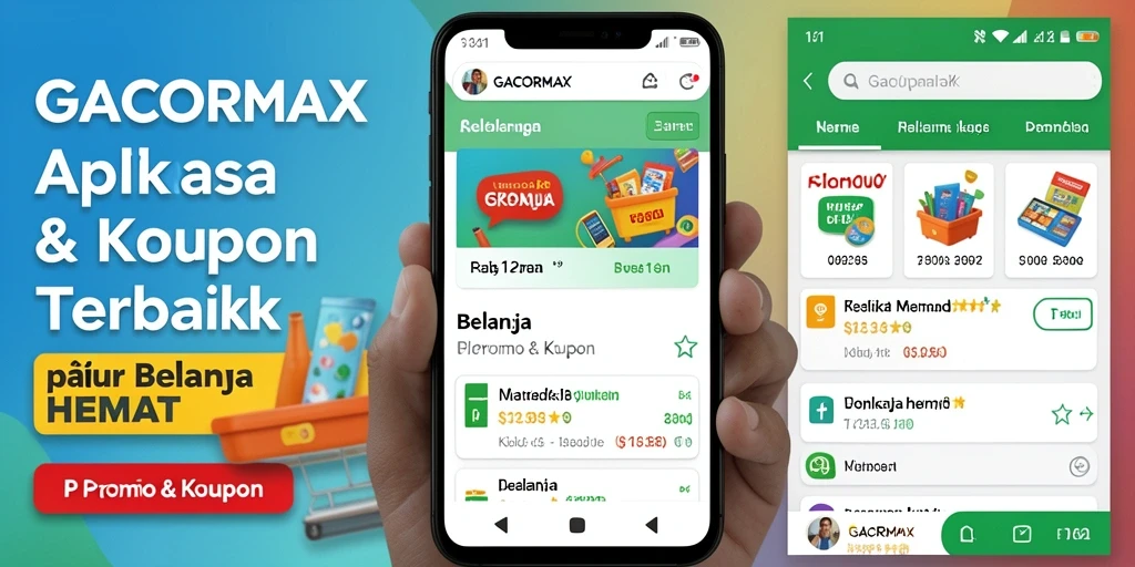 Tampilan utama GACORMAX dengan berbagai pilihan kupon menarik.