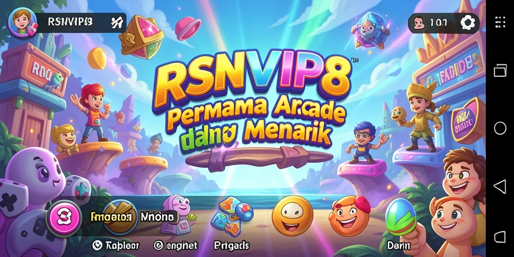 Tampilan antarmuka RSNVIP8 yang menarik dengan gameplay yang dinamis.
