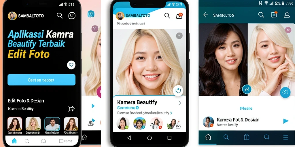 Antarmuka pengguna SAMBALTOTO dengan fitur edit foto yang lengkap.