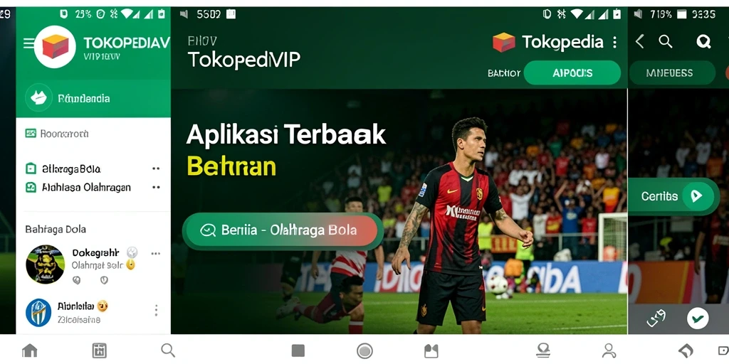 Antarmuka pengguna TOKOPEDIAVIP yang informatif dan menarik.